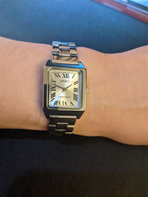 casio cartier tank dupe|best cartier tank homage watch.